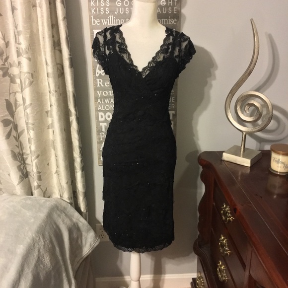 MARINA Dresses & Skirts - Marina Black Lace Dress
